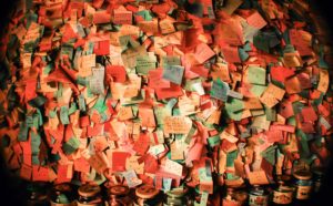 faire des to-do list sur des post-it