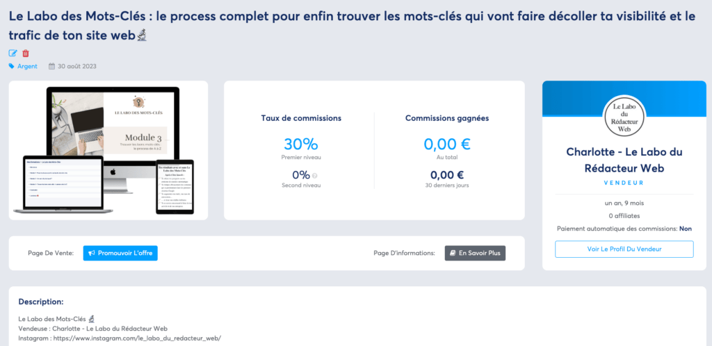 marketplace systeme io
