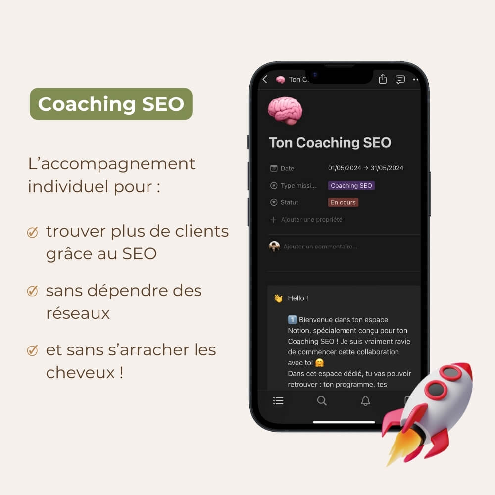 suivez mon coaching seo pour trouver plus de clients via votre site web